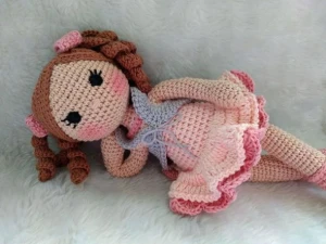 Boneca Aline - Artesanato e Personalizados