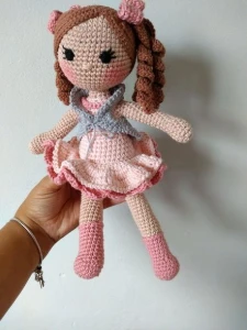 Boneca Aline - Artesanato e Personalizados