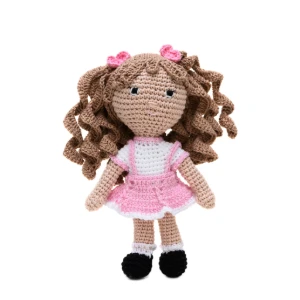 Boneca Verinha Amigurumi Crochê - Artesanato e Personalizados