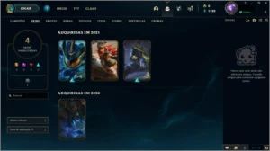 CONTA LOL GOLD IV - League of Legends