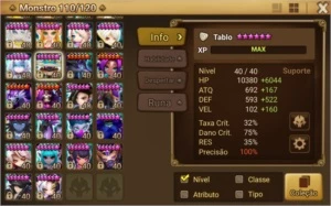 CONTA GLOBAL 110 6*, SENDO 30+ NAT 5 - Summoners War