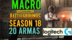 MACRO - PUBG STEAM E PUBG LITE - (VITALICIO) MOUSES LOGITECH