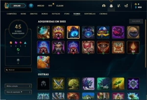 Conta prata 1 com 28 Champs e 6 Skins - EMAIL NÃO CONFIRMADO - League of Legends LOL