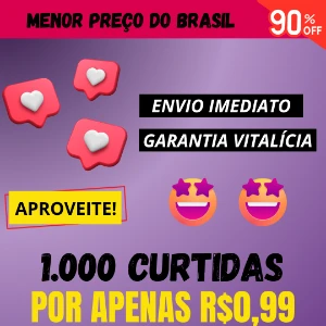 Promoção 1K Curtidas No Instagram - Redes Sociais