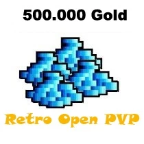 500.000 Gold  - Tibia  - Retro Open PvP