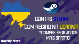 Conta Steam Região Ucrânia ! - Jogos Bem Mais Baratos!