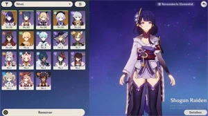 GENSHIN IMPACT -NA- PC & MOBILE -AR 15 -RAIDEN, QIQI + 15 4⭐