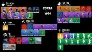 Conta Fortnite Com 11 Skins