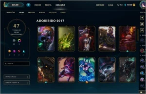 Conta Platina V League of Legends LOL
