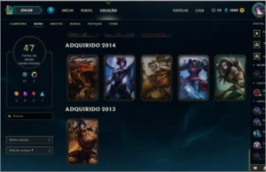 Conta Platina V League of Legends LOL