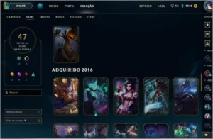 Conta Platina V League of Legends LOL