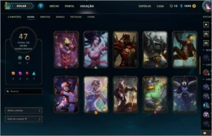 Conta Platina V League of Legends LOL