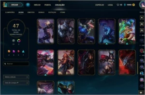 Conta Platina V League of Legends LOL