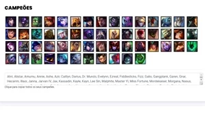 Conta prata 4 com 15 Skins e 56 Champs - League of Legends LOL