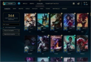 CONTA DE LOL G2, 2 ULTIMATE, 7 LENDARIAS, 18 CROMAS RAROS! - League of Legends