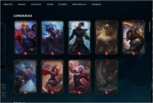 CONTA ABANDONADA 102 SKINS GOLD 3 NO PRECINHO - League of Legends LOL