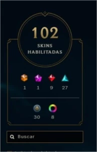 CONTA ABANDONADA 102 SKINS GOLD 3 NO PRECINHO - League of Legends LOL