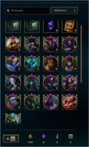 CONTA ABANDONADA 102 SKINS GOLD 3 NO PRECINHO - League of Legends LOL