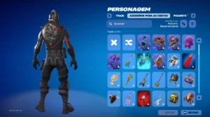 OG Fortnite com Cavaleiro Negro, Ceifador, Patrulheiro-Cavei