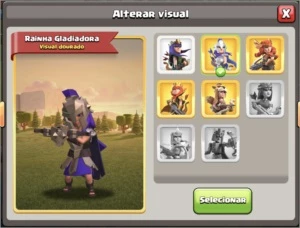 Conta bem upada com Skins CV13 - Clash of Clans