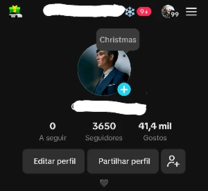 Conta do tiktok com 3k de seguidores