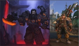 Humanos Kultirenos Ou Anão Ferro Negro / Raça Aliada Wow - Blizzard
