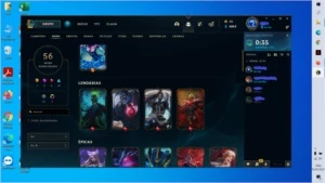 ✅CONTA LOL✅ Diamante IV✅ 56 SKINS - League of Legends