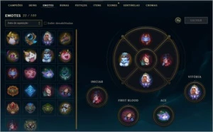 LoL Diamante 4/ 100 skins /Email de criação - League of Legends