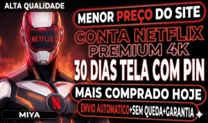 [Entrega Rápida] Netflix Premium 4K 30D | Tela Com Pin - Assinaturas e Premium