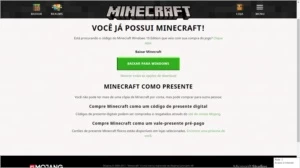 Conta Minecraft Original