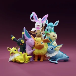 Pokemon em STL para Impressão 3D