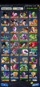 Conta dragon ball legends, com eventos novos não feitos