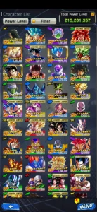 Conta dragon ball legends, com eventos novos não feitos
