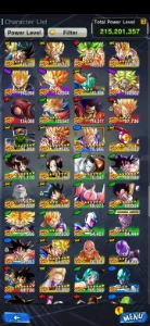 Conta dragon ball legends, com eventos novos não feitos