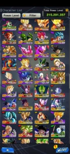 Conta dragon ball legends, com eventos novos não feitos