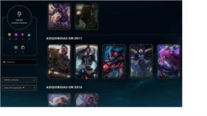 Conta League of Legends Ex platina LOL