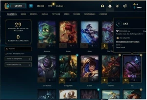 Conta ferro 3 - League of Legends LOL