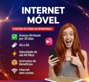 🌐 Internet Ilimitada 30 Dias (Todas Operadoras)