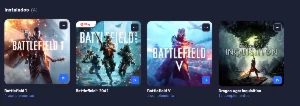Conta EA Games Antiga Vários jogos BfV Bf2042 BF1 Dragon Age
