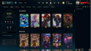 Conta League Of Legends Diamante 3, 680 Skins LOL