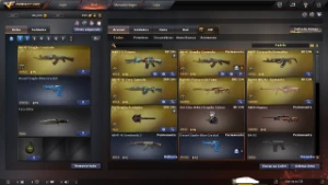 Conta Major com 1 Vip AK Dragão Cromado+Lobo Branco - Crossfire