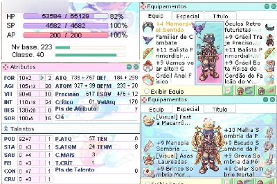 Falcão / Windhawk (Ranger 4th)  LV 223 - Freya / LATAM - Ragnarok Online