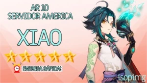 CONTA GENSHIN IMPACT INICIAL COM XIAO AR 10 ✨