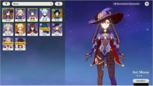 CONTA GENSHIN IMPACT - MONA + VENTI + OUTROS 4* [RANK 35]