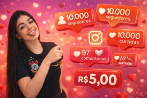 🚀 1K de Seguidores no Instagram - Redes Sociais