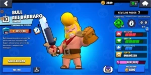 Conta Brawl Stars bem upada muito barato