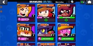 Conta Brawl Stars bem upada muito barato