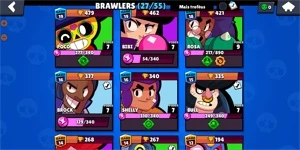 Conta Brawl Stars bem upada muito barato