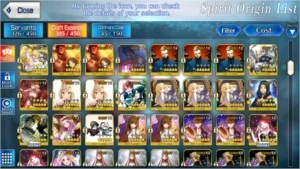 Fate GO/Fate Grand Order Conta 10SSR 54SR NA