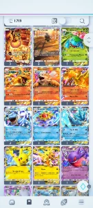 Conta Pokémon Tcgp Com Cartas Gold E Interativa - Pokemon GO